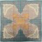 Whimsical French Deco Square Carpet No. 10607