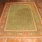 Lime Green Irish Donegal Distressed Rug No. j3286