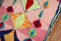 Wild Pink Vintage Moroccan Abstract Rug No. j3654