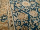  Indigo Blue and Brown Indian Mansion Rug No. 10331