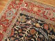 Antique Navy Field Red Border Heriz Serapi Rug No. 10350