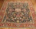 Antique Navy Field Red Border Heriz Serapi Rug No. 10350