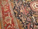 Antique Navy Field Red Border Heriz Serapi Rug No. 10350