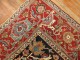 Antique Navy Field Red Border Heriz Serapi Rug No. 10350