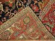 Antique Navy Field Red Border Heriz Serapi Rug No. 10350