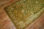 Forest Green Antique Turkish Wide Oushak Runner No. 10361