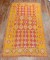 Bright Red Yellow Moroccan Rug No. 10428