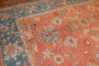 Pumpkin Teal Antique Large Square Oushak Rug No. 10447