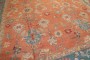 Pumpkin Teal Antique Large Square Oushak Rug No. 10447