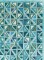 Large Turquoise Swedish Inspired Rug No. 10550