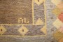 Signed Vintage Swedish Kilim  No. 10577