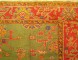 Bright Green Antique Square Turkish Oushak Rug No. 10613