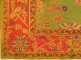 Bright Green Antique Square Turkish Oushak Rug No. 10613