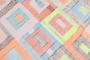 Vintage Inspired Oversize Colorful Kilim No. 10701