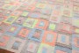 Vintage Inspired Oversize Colorful Kilim No. 10701