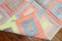 Vintage Inspired Oversize Colorful Kilim No. 10701