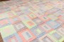 Vintage Inspired Oversize Colorful Kilim No. 10701