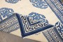 19th Century Ivory Blue Chinese Peking Rug No. 10823