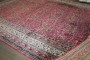 Vintage Indian Larestan Plum Rug No. 10839