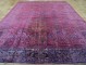 Wine Color Antique Persian Lilihan Worn Rug No. 10853