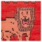 Red Vintage Moroccan Berber Lion Rug No. 10874