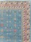 Large Pomegranate Vintage Inspired Blue Khotan No. 10920