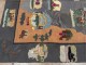 Whimsical Room Size American Hooked Rug No. 10924