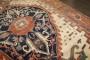 19th Century Ivory Ground Persian Serapi Rug No. 10926
