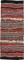 Rare Gallery Size wavy American Hooked Antique Rug No. 10940