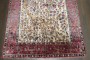 Ivory Silk Antique 19th Century Kashan Rug No. 10954