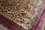 Ivory Silk Antique 19th Century Kashan Rug No. 10954