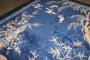 Chinese Deco Blue Rug No. 10962