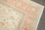 Ivory Peach Square Antique Oushak Large Square Rug No. 10968