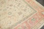Ivory Peach Square Antique Oushak Large Square Rug No. 10968