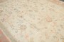 Ivory Peach Square Antique Oushak Large Square Rug No. 10968