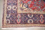 Traditional Antique Persian Meshed Square Rug No. 10971
