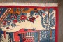 Vintage Persian Kashan Pictorial Lake Landscape Rug No. 10990