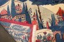 Vintage Persian Kashan Pictorial Lake Landscape Rug No. 10990