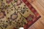 Olive Vintage Turkish Floral Rug No. 26814