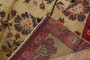 Olive Vintage Turkish Floral Rug No. 26814