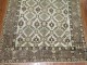 White Brown Vintage Turkish Rug No. 27992