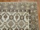 White Brown Vintage Turkish Rug No. 27992