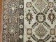 White Brown Vintage Turkish Rug No. 27992