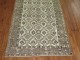 White Brown Vintage Turkish Rug No. 27992