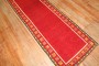 Red Vintage Turkish Tulu Runner No. 29335