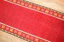 Red Vintage Turkish Tulu Runner No. 29335