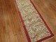 Turkish Narrow Floral ivory and red Runner No. 29513