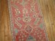 Pink Antique Oushak Runner No. 29564