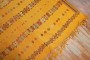 Bright Yellow Vintage Turkish Jajim Gallery Rug No. 29625