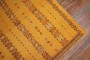 Bright Yellow Vintage Turkish Jajim Gallery Rug No. 29625